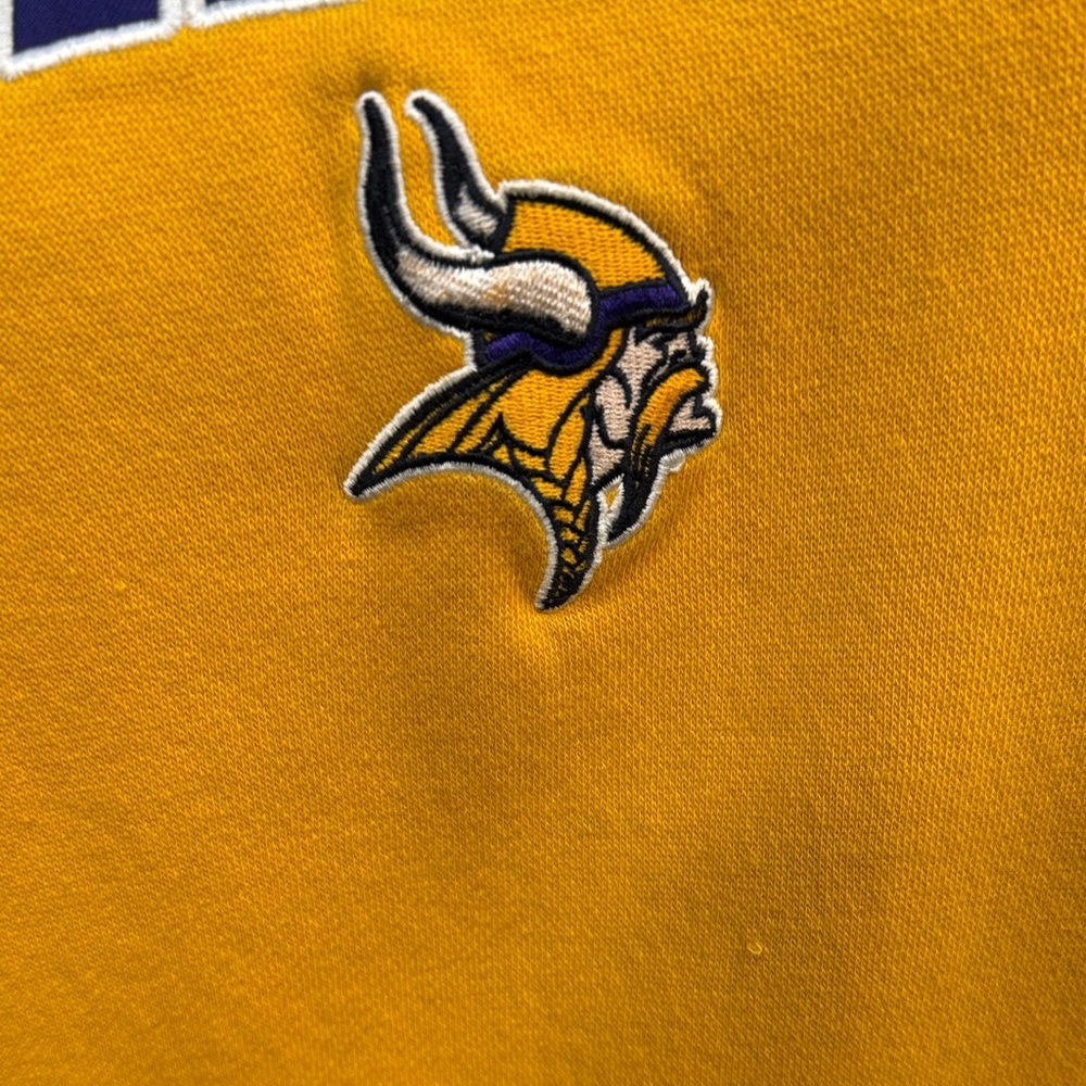 Vikings Yellow Hoodie Sweatshirt - Picture 5 of 6